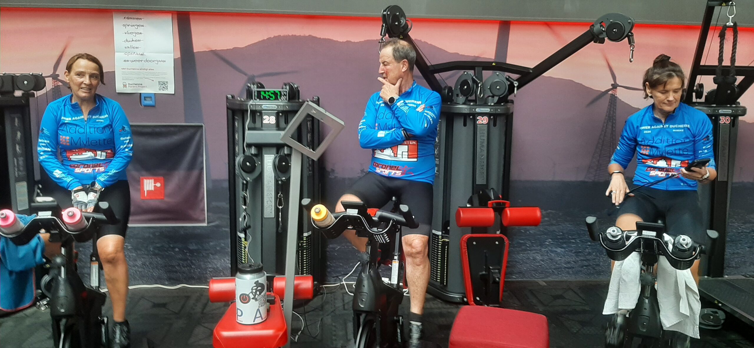 start van de 24 uur spinning challenge start van de 24 uur spinning challenge